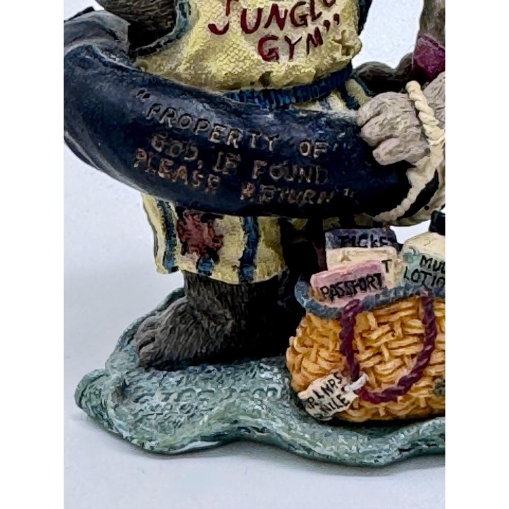 Boyds Bears Hippolita & Hugo D. Nile Noah's Ark Series 3 #2436 Bearstone Figurin - Picture 11 of 13